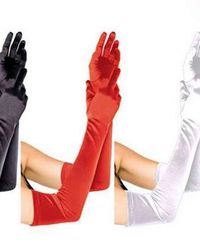 Gants longs 58 cm mariage satin