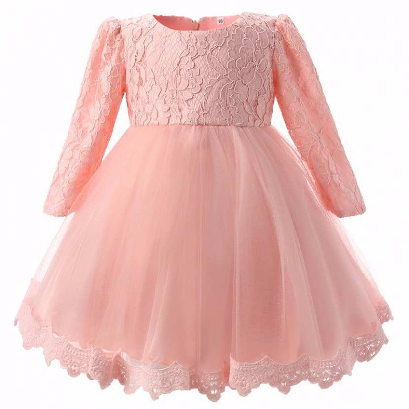 robe ceremonie fille manche longue